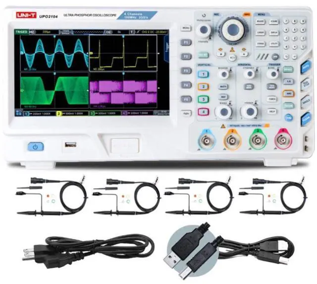 Main image of UNI-T UPO2104 4-Channel Digital Phosphoroscilloscope (Analog), 2GSa/s, 100MHz, 56 Mpts