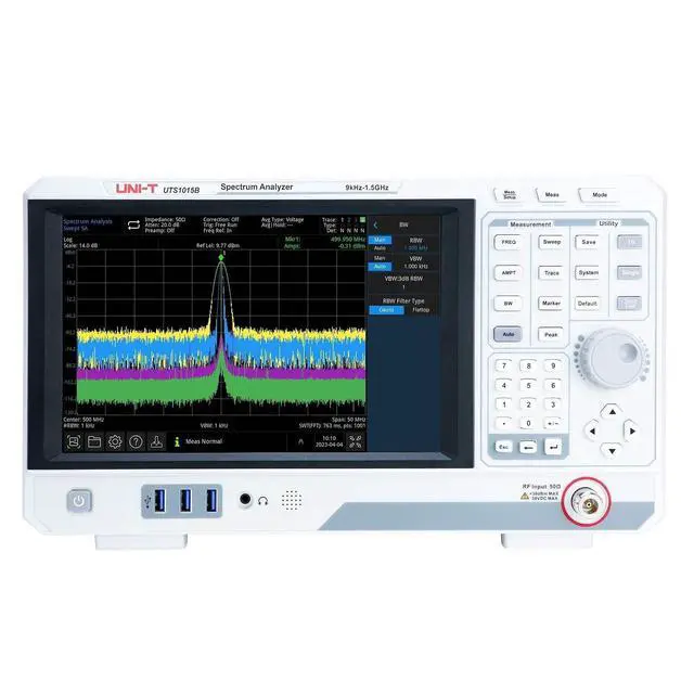 Alt view image 2 of 6 - UNI-T UTS1015B 1.5GHz Advanced-Series Spectrum Analyzer 10.1in Touch Screen