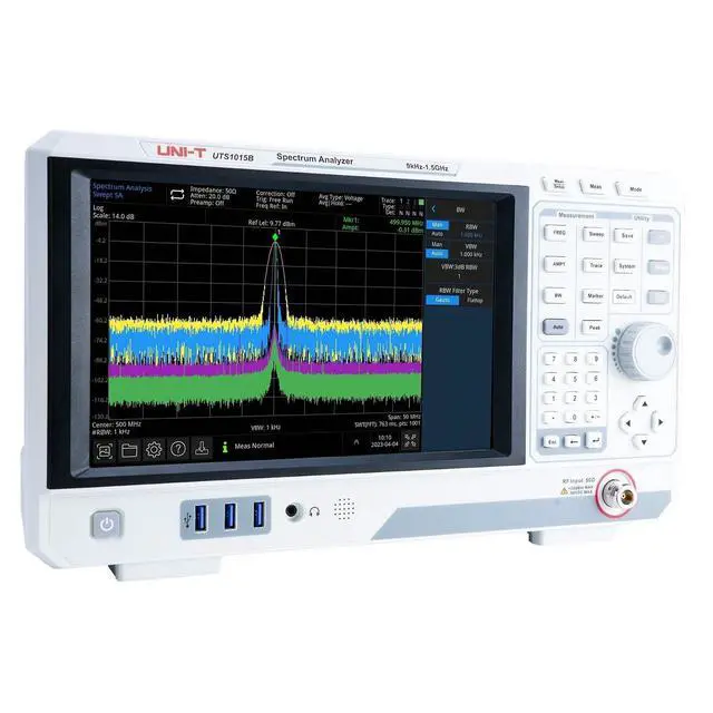 Alt view image 3 of 6 - UNI-T UTS1015B 1.5GHz Advanced-Series Spectrum Analyzer 10.1in Touch Screen