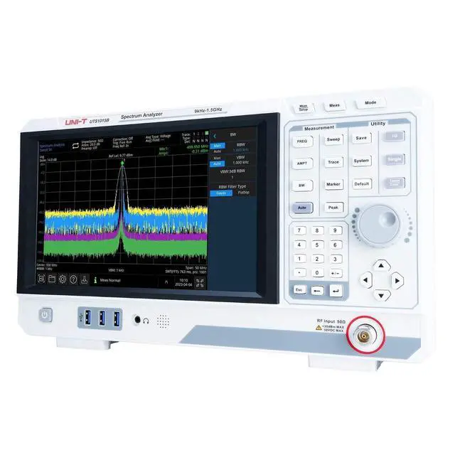 Alt view image 4 of 6 - UNI-T UTS1015B 1.5GHz Advanced-Series Spectrum Analyzer 10.1in Touch Screen