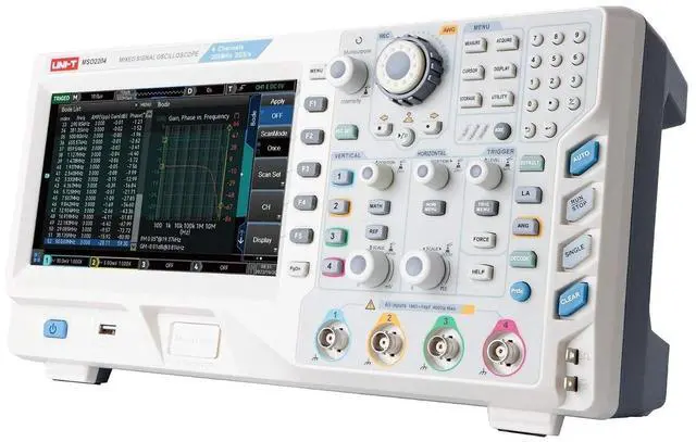 Alt view image 3 of 5 - UNI-T MSO2204 200MHz 4+16Ch MSO Mixed Signal Digital Oscilloscope