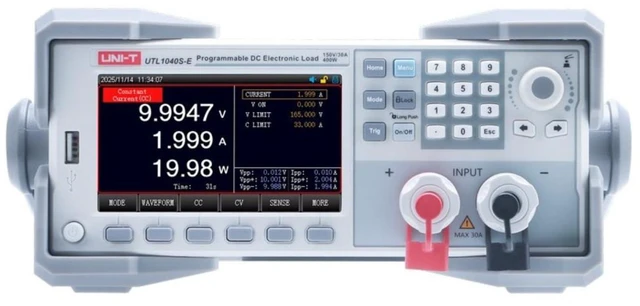 Main image of UNI-T UTL1020S 200W High-Resolution Programmable DC Electronic Load