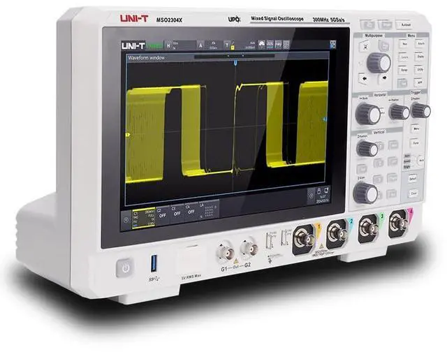 Alt view image 2 of 6 - UNI-T MSO2104X 100 MHz 4Ch Nine-in-One Oscilloscope