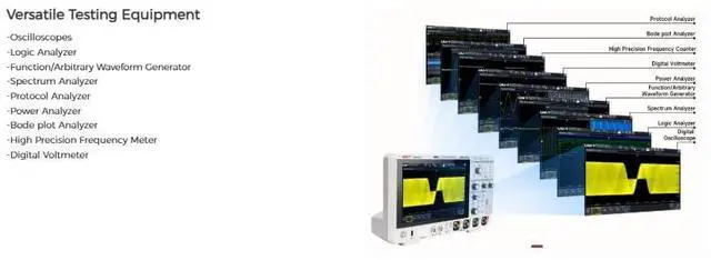 Alt view image 4 of 6 - UNI-T MSO2104X 100 MHz 4Ch Nine-in-One Oscilloscope