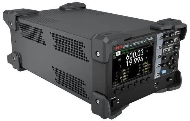 Alt view image 5 of 7 - UNI-T UTE323G 3-Channel Digital Power Meter 1P2W / 1P3W / 3P3W / 3P4W / 3V3A 300 kSa/s Synchronous Sampling 5-inch TFT-LCD USB/LAN/GPIB