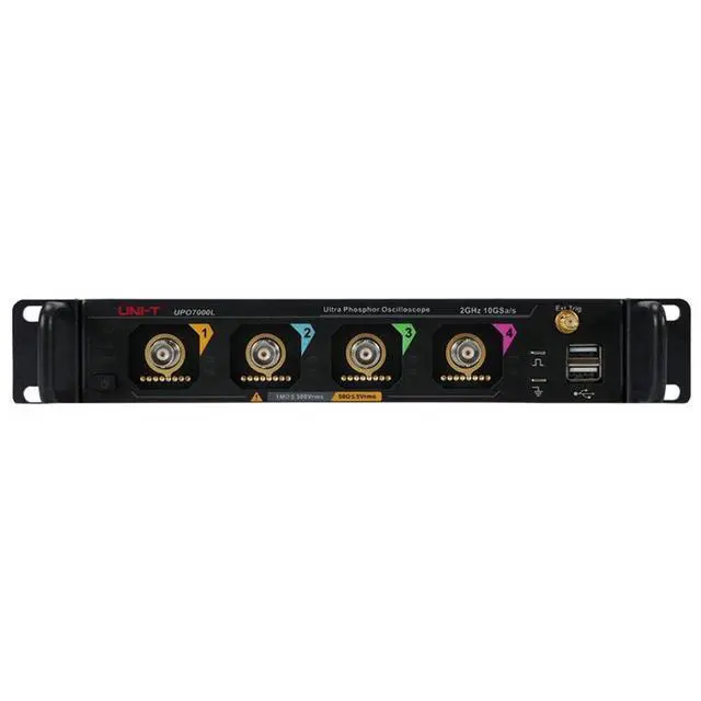 Alt view image 2 of 6 - UNI-T UPO7104L Lab-Grade 1 GHz 4-Channel Rack-Mount Oscilloscope