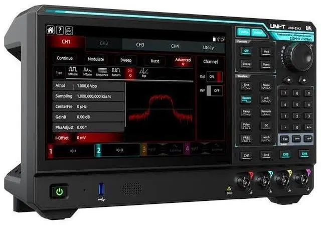 Alt view image 2 of 6 - UNI-T UTG4164X 160 MHz 4Ch Performance-Series Arbitrary Waveform Generator