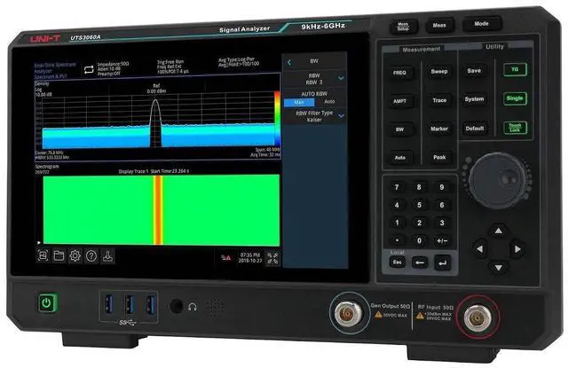Alt view image 3 of 7 - UNI-T UTS3060A Performance-Series Signal Analyzer 6.0 GHz