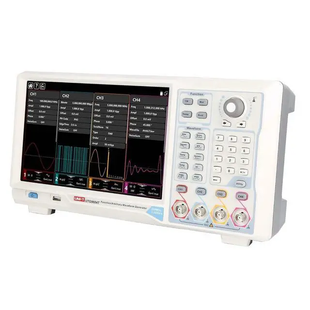 Alt view image 4 of 6 - UNI-T UTG9604T 600MHz 4Ch Elite-Series Arbitrary Waveform Generator Function/Arbitrary Waveform Generator 4 Channels, 2.5GSa/s, Wave Length: 16Mpts, 10.1Display