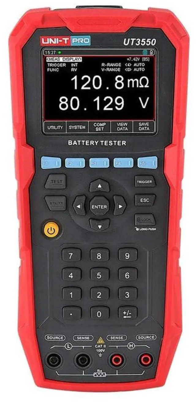Main image of UNI-T UT3550 Handheld Battery Internal Resistance & Voltage Tester