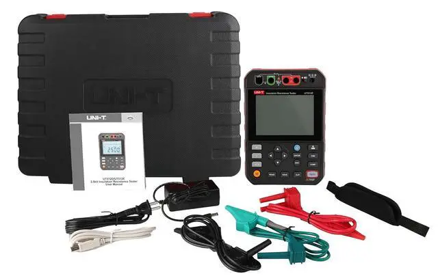 Alt view image 5 of 5 - UNI-T UT512E 2500V Digital Insulation Resistance Tester 2.5 T
