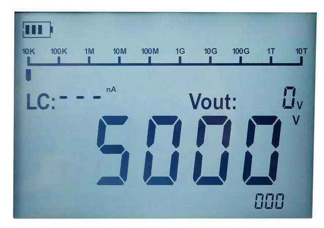 Alt view image 5 of 7 - UNI-T UT513B High-Voltage Insulation Resistance Tester 5 kV CAT IV 600V