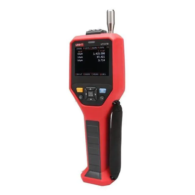 Alt view image 3 of 7 - UNI-T UT337B Professional Laser Particle Counter 6CH Synchronous Measure Quantity and Size Distribution Airborne Particles in Real Time Ranging 0.3m to 10.0m
