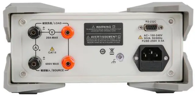 Alt view image 3 of 3 - UNI-T UTE9811+ Harmonic-Analysis Digital Power Meter Single-Phase 3V-600V 5mA-20A