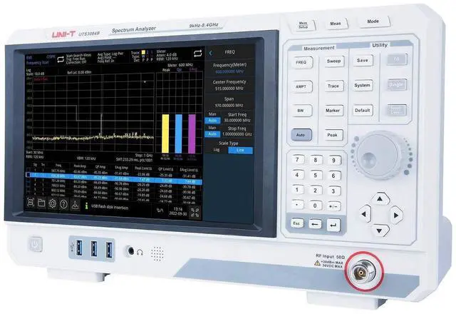 Alt view image 3 of 5 - UNI-T UTS3084B 8.4GHZ Performance-Series Spectrum Analzyer