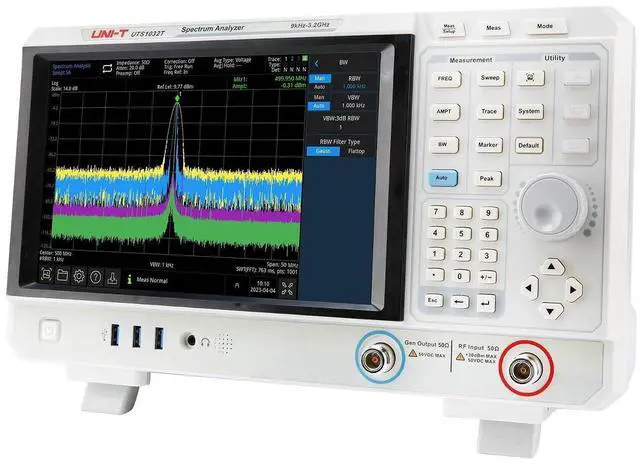 Alt view image 3 of 5 - UNI-T UTS1032T 3.2GHz Advanced-Series Spectrum Analyzer, with Tracking Generator