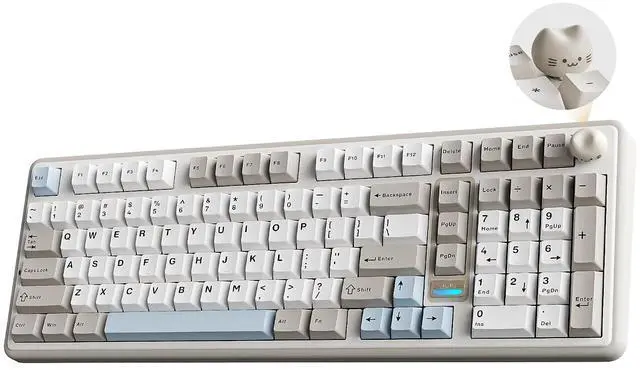 Main image of YUNZII B98 PRO 96% Wireless Mechanical Keyboard (Beige, Milk Switch)