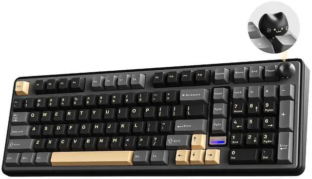 Main image of YUNZII B98 PRO 96% Wireless Mechanical Keyboard (Black, Candy Switch)
