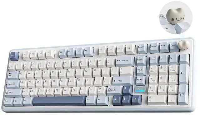 Main image of YUNZII B98 PRO 96% Wireless Mechanical Keyboard(Blue, Candy Switch)
