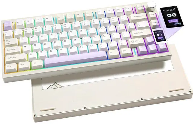 Main image of YUNZII AL80 75% Wireless Aluminum Mechanical Keyboard(Beige, Gateron Zero)
