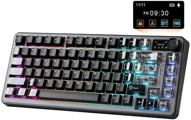 Main image of YUNZII B75 PRO MAX QMK/VIA Wireless Mechanical Keyboard