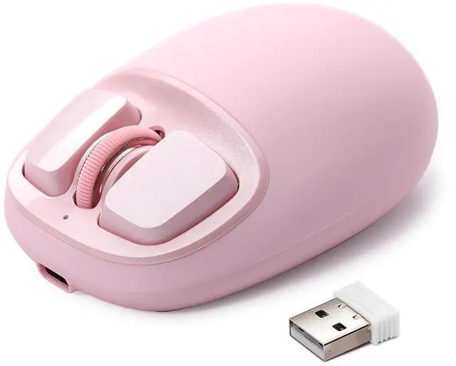 Main image of YUNZII C1 Wireless Tri-Mode Wireless Mouse 4800 DPI Optical (Pink)
