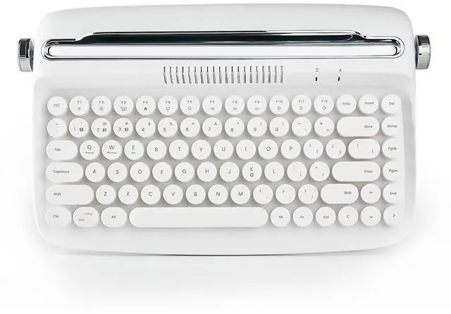 Main image of YUNZII ACTTO B303 Wireless Retro Typewriter Bluetooth Keyboard(Snow White)