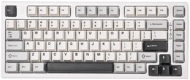 Main image of YUNZII YZ75 75% Gaming Mechanical Keyboard(White, Gateron G Pro Yellow)