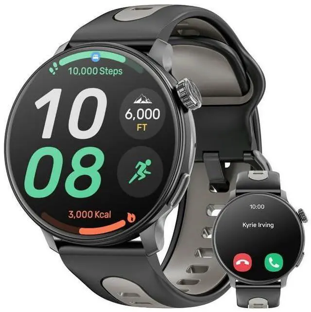 Main image of smartwatch for Android and iPhone Devices1.85 Inches with Answer/Make Calls/100+ Sport mode/IP68 Waterproof, with Activity Fitness Tracker for Men and Women (Blue)