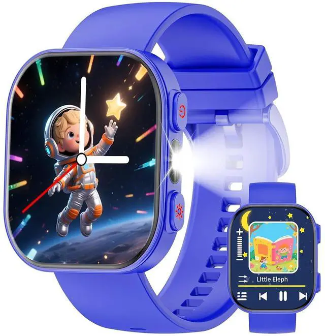 Main image of Kids Smart Watch Gift for Age 5-12, 13 Games HD Touch Screen Watches with Music Player Pedometer Flashlight 12/24 hr Educational Toys Birthday Gifts for Ages 7 8 9 10