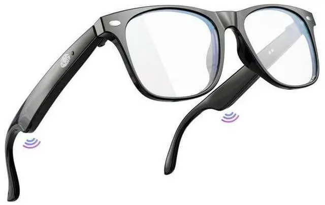 Main image of Wireless Bluetooth Glasses for Men and Women, Smart Glasses with Open-Ear Voice Control & Calling, Anti-Blue Light, AI Assistant & Translation for Traveling and Driving