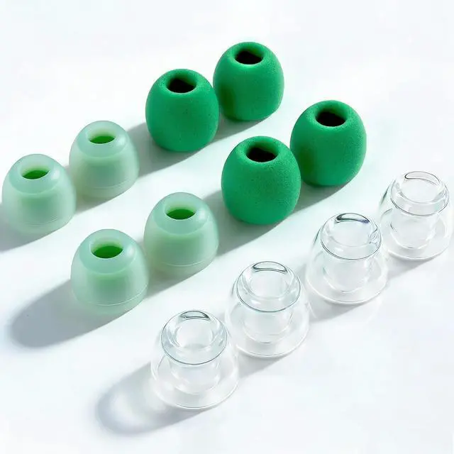 Main image of Tipsy IEM Ear Tips Set, 6 Pairs: Liquid Silicone, SkinFriendly Silicone, Memory Foam, Fits Tipsy M5/M3/M1/HD6/HD4 (C-L Size)