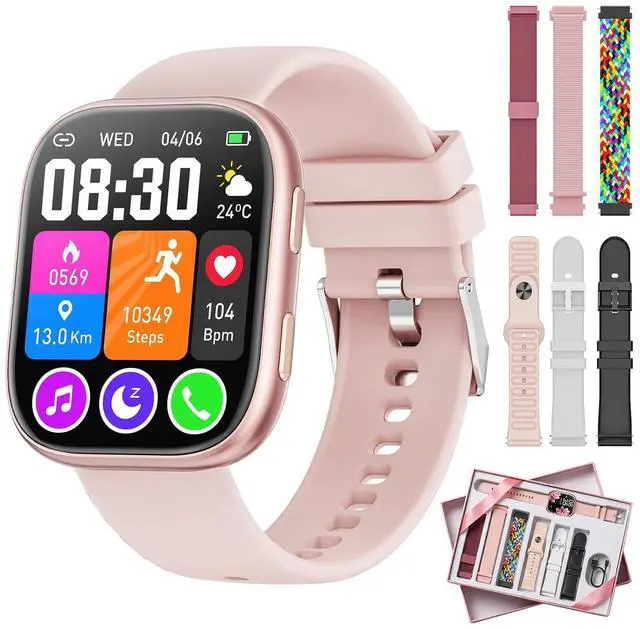 Main image of Mingtawn Smart Watches for Women Men with 7 Interchangeable Bands,1.83" HD Smart Watch with Heart Rate/Sleep Monitor,Fitness Watch with Bluetooth Call,120+ Sport Modes Activity Tracker Bands Gift Set