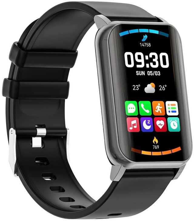 Main image of Smart Watch for Men Women (Answer/Make Calls), 1.57" Curved Screen Fitness Tracker, smartwatch with 24/7 Heart Rate/Sleep Monitor, Two Straps Activity Trackers, Compatible with Android & iOS