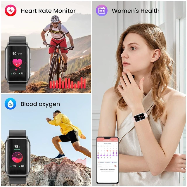 Alt view image 5 of 7 - Smart Watch for Men Women (Answer/Make Calls), 1.57" Curved Screen Fitness Tracker, smartwatch with 24/7 Heart Rate/Sleep Monitor, Two Straps Activity Trackers, Compatible with Android & iOS