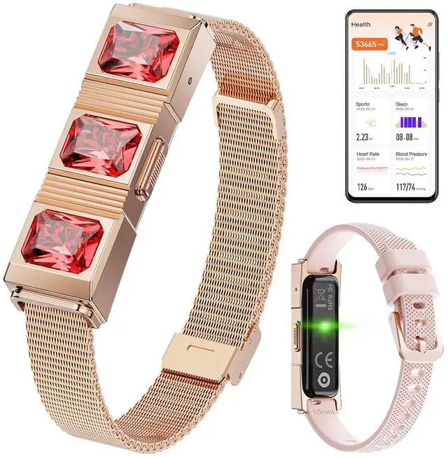 Main image of Mingtawn Women's Smart Bracelet with 2 Bands