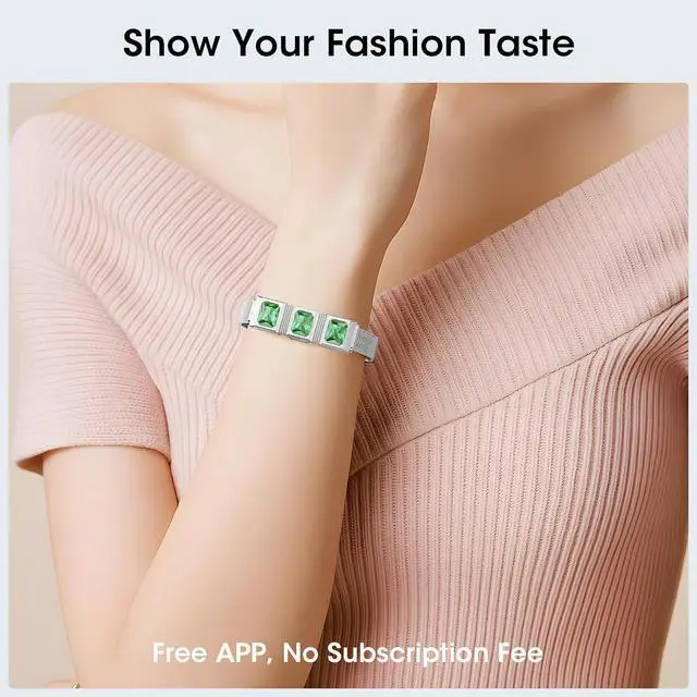 Alt view image 5 of 6 - Mingtawn Women's Smart Bracelet with 2 Bands