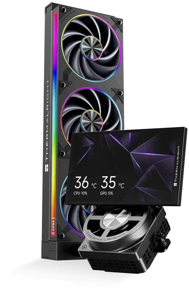 Main image of Dynamic Vision Pro 360 ARGB Black-360mm AIO CPU Liquid Cooler