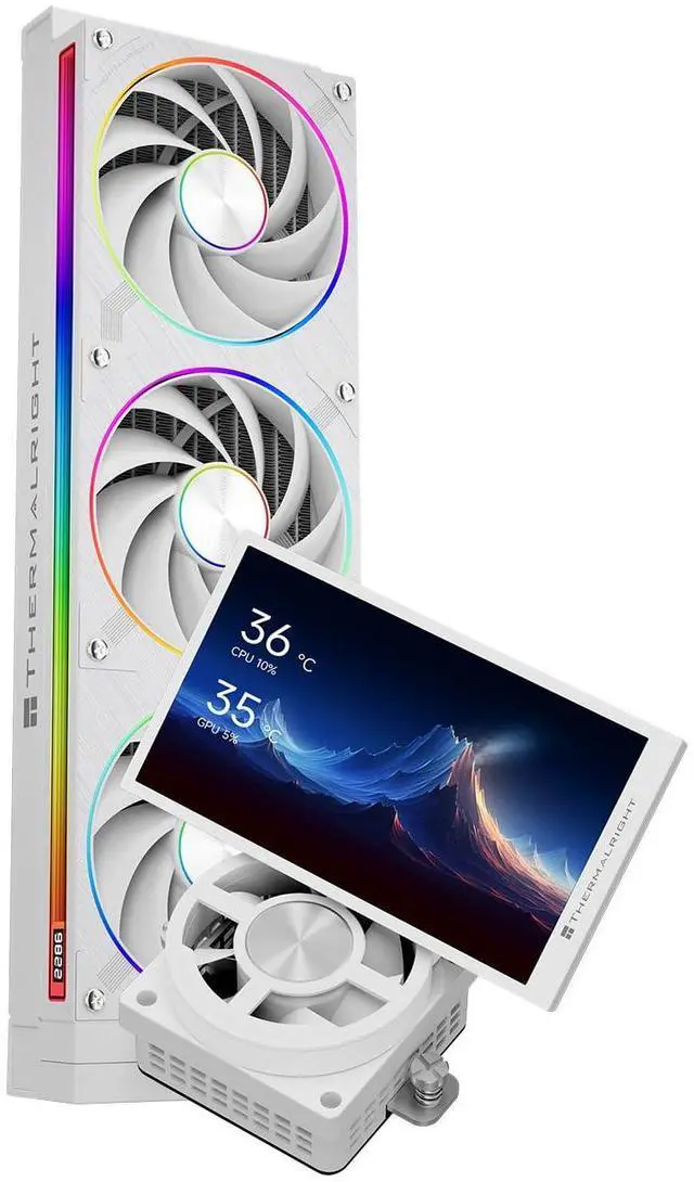 Main image of Dynamic Vision Pro 360 ARGB White-360mm AIO CPU Liquid Cooler