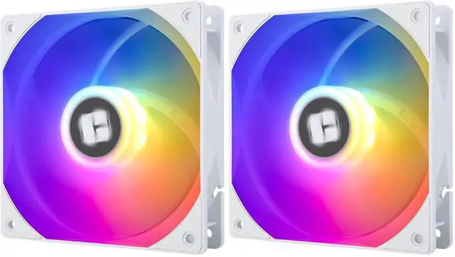 Main image of TL-C12RW-S V2 CPU Fan 120mm ARGB Case Cooler Fan, 4pin PWM Connector Silent Computer Fan with S-FDB Bearing Included,up to 1500RPM Cooling Fan(White ARGB) (Pack of 2)