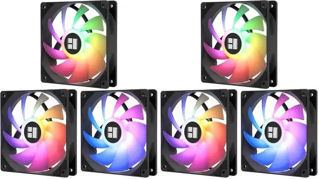 Main image of TL-C12C-S X3 CPU Fan 120mm ARGB Case Cooler Fan, 4pin PWM Silent Computer with S-FDB Bearing Included, up to 1550RPM Cooling Fan3 Quantities (TL-C12C-S X3-D2) (Pack of 2)