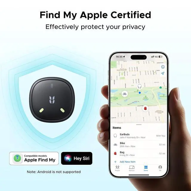 Alt view image 2 of 7 - UGREEN FineTrack Mini2 Air Tracker Tags (iOS Only) 4 Pack