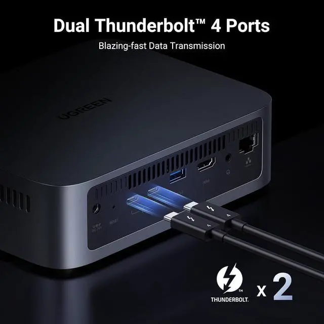 Alt view image 5 of 7 - UGREEN NAS DXP480T Plus 4-Bay All-Flash SSD for Creators & Video Editors