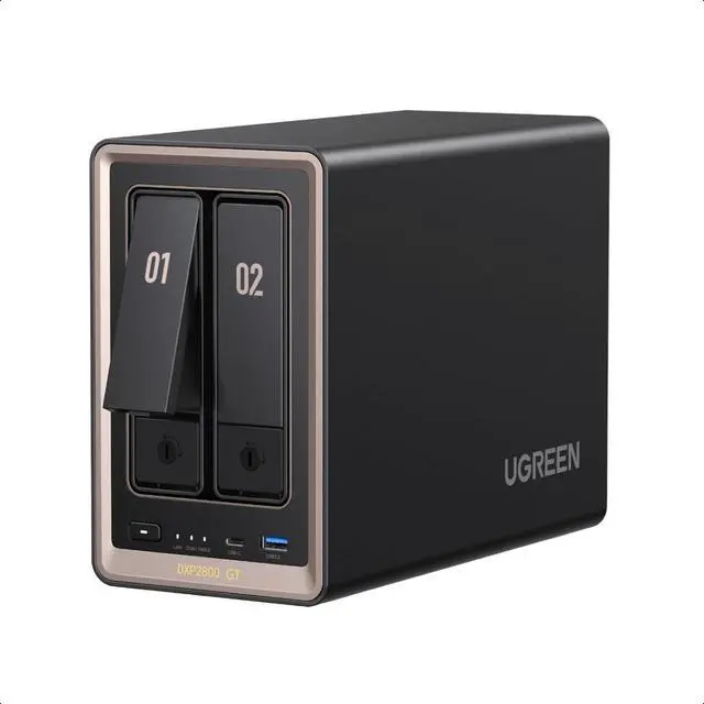 Main image of UGREEN DXP2800 GT NAS for Smart Home Enthusiasts, Creators & Freelancers