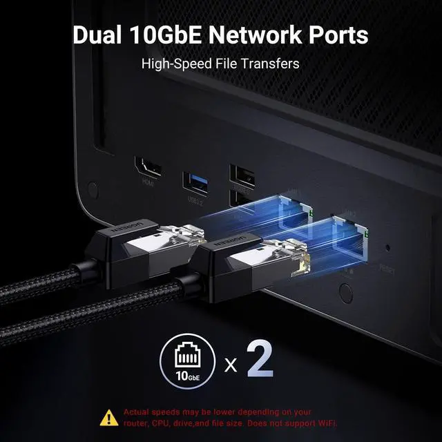 Alt view image 4 of 7 - UGREEN NAS DXP6800 Pro 6-Bay for Teams, Small Businesses File Server