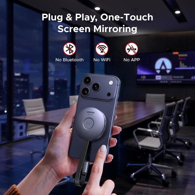 Alt view image 6 of 7 - Magnetic Wireless USB C Transmitter and HDMI Receiver 164FT/50M