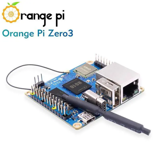 Alt view image 5 of 7 - Orange Pi Zero 3 1.5G Allwinner H618 LPDDR4 Quad Core 64 Bit Single Board Computer, Support 4K Display WiFi Bluetooth (Zero 3 1.5G)