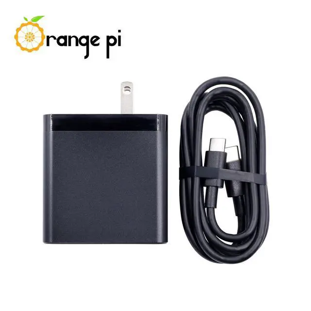 Alt view image 3 of 4 - Orange Pi 100W Type-C Power Supply Adapter for Orange Pi 6 Plus, Multiple Circuit Protection USB C Charger Transformer Compatible 100W Fast Charging, US Standard Plug, Highly Compatible