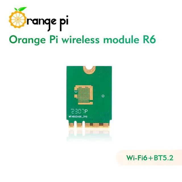 Alt view image 5 of 7 - Orange Pi 5 Plus WiFi 6 Module Wireless Card 1201Mbps PCIe Wi-Fi6+BT5.2, Wireless Module R6 Support WiFi Bluetooth Compatible with Orange Pi 5 Plus Singble Board Computers