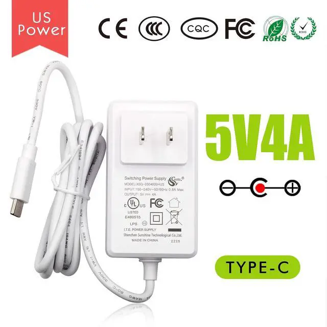 Alt view image 5 of 6 - Orange Pi 5 5V4A Type-C Power Supply Adapter - Multiple Circuit Protection USB C Charger Transformer Compatible with Orange Pi 5, 5 Pro, CM5, 5B/5 Plus, Pi 800, 4 LTS